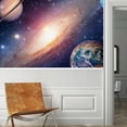 thumbnail image 3 of Idea4wall 7pcs Interstellar Cloud Star Galaxy Stick Wallpaper Removable Wall Murals Large Wall Stickers for Home Decoration, 48"x148", 3 of 5