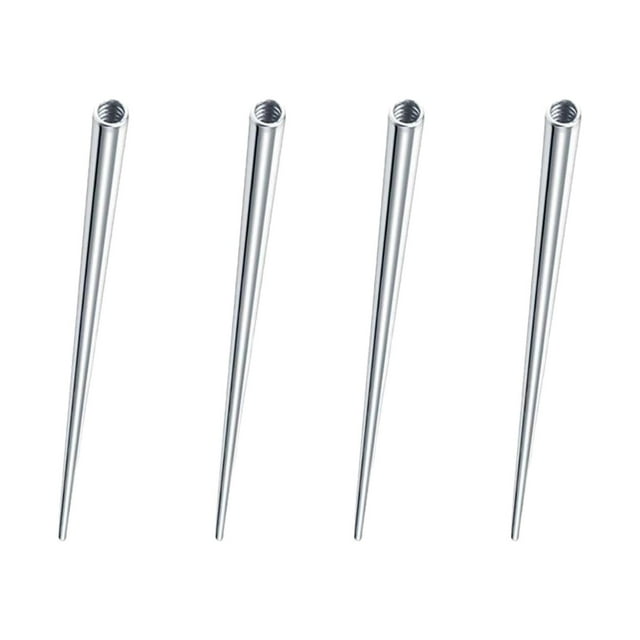 4x Cs Filetés pour Outils de Bijouterie avec Fil en Acier Inoxydable pour Oreilles