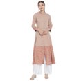 thumbnail image 1 of Yash Gallery Women's Rayon Floral Print Anarkali Kurta (Multi), 1 of 5