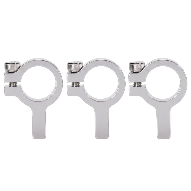 Buje de abrazadera de tubo, 3 piezas Soporte de abrazadera de tornillo de buje de abrazadera de tubo Soporte de montaje de sujeción Durabilidad probada en el tiempo