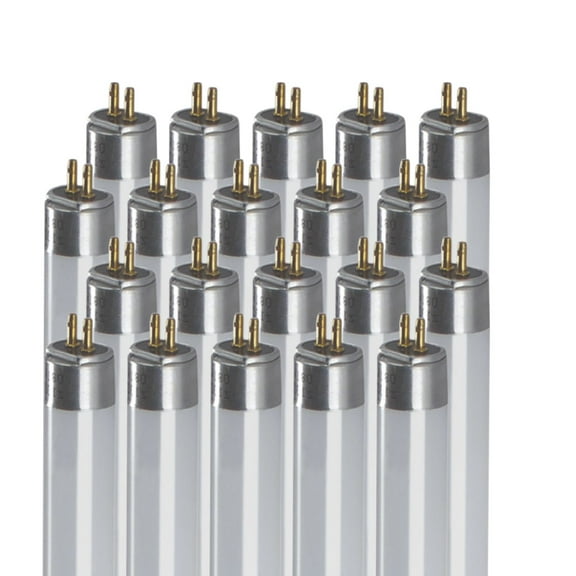 F6T5 6W 9 Inch T5 Fluorescent Light Bulb | 4100K Cool White Medium Bi-Pin Base | 240 Lumens 65 CRI 6000 Life Hours | Instant/Programmed Start | 20 Pack by GoodBulb