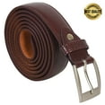 thumbnail image 4 of Leatherboss Dress belt big and tall sizes stylish mens leather belt - Set of 2, 4 of 8