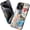European Collage Coastal Aesthetic, variant on Case for iPhone 11 Pro, Aesthetic Christmas Trees Phone Case Military-Grade Drop Protection Cover for Women Girl - Frosted