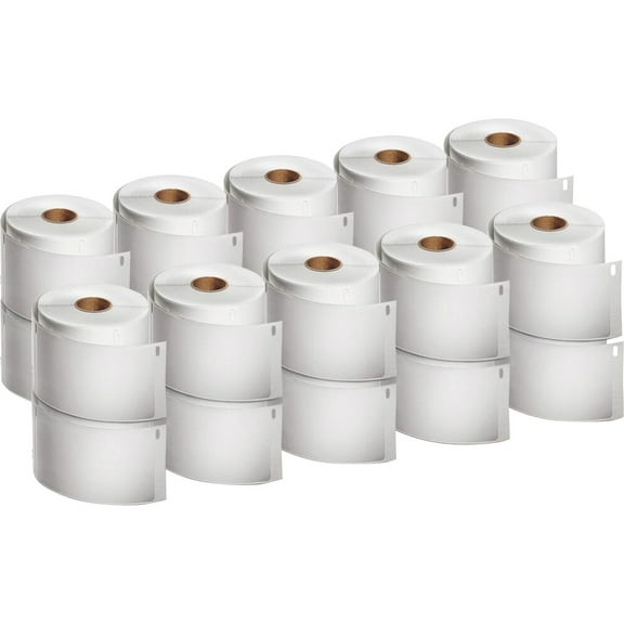 Dymo LabelWriter 6"W Labels 4" Height x 6" Width - Rectangle - Direct Thermal - White - 4400 / Pack