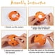thumbnail image 5 of Calabaza De Halloween Luces De Cadena Luces De Cadena De Vacaciones Led Alimentadas Por Batería Luces De Calabaza Naranja 3D Para Decoraciones De Halloween Yuarrent HA046504-01, 5 of 6