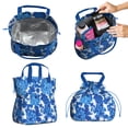 thumbnail image 2 of Pioneer Flower Floral Print Pattern Drawstring Lunch Bag Women - Drawstring Lunch Bag Insulated for Work Office - Stain-Resistant Large Lunchbags for Women with Multi-Pockets, 2 of 6