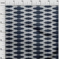 thumbnail image 2 of oneOone Cotton Cambric Fabric Plus Sign Kasuri Print Fabric By Yard 56 Inch Wide, 2 of 4