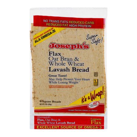 Joseph's Bakery Lavash Bread, Low Carb, 4 sheets, 9