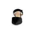thumbnail image 2 of BLISSFUL STEP Women's Pointy Toe Block Heel Dress Mules Pumps Black 9, 2 of 8