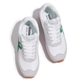 thumbnail image 4 of LUCKY STEP Stylish Retro Casual Comfortable Running Walking Shoes,Grey/Green,Womens, 4 of 6