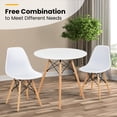 thumbnail image 3 of Giantex  5 PCS Dining Table Set, Furniture Set w/Solid Wood Legs, Suitable for Kitchen, Living Room, 3 of 10