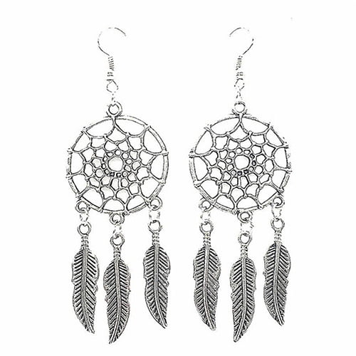 Ayyufe Women Bohemian Dream Catcher Drop Dangle Earring Christmas