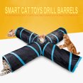 thumbnail image 2 of Sywqhk Túnel de entrenamiento plegable para gatos, tienda de campaña para gatos, juego de interior, suministros para mascotas (04) Sywqhk Para estrenar, 2 of 9