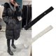 thumbnail image 2 of Down Jackets Waist Cincher Casual Wide Waistband Slimming Waist Accessory for Enhances Warmth and Sleek Silhouettes Off white, 2 of 4