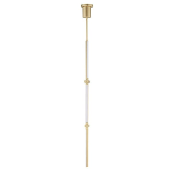 E21358-GLD-ET2 Lighting-Dorian - 18W 3 LED Pendant-47.25 Inches Tall and 1 Inches Wide-Gold Finish