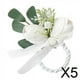 thumbnail image 1 of Ramillete de muñeca,Pulsera de ramillete de muñeca Boda nupcial,Corsage de flores Cinta Baile de graduación Matrimonio,Flores de mano Boutonnieres Accesorios de, 1 of 4