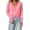 Pink, variant on Ediodpoh Womens Cardigan Lightweight Knit Cardigan Long Sleeve Short V Neck Open Front Sweater Casual Wear with Pockets Green M