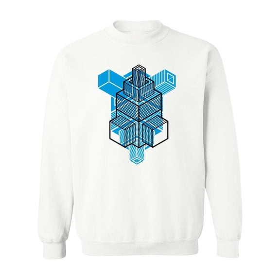 3d Polygonal Figure. Sweatshirt Men -Image by Shutterstock, Male Small