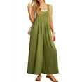 thumbnail image 5 of Cueply Women's Overalls Jumpsuits Casual Loose Adjustable Straps Wide Leg Long Pant with Pockets, 5 of 9