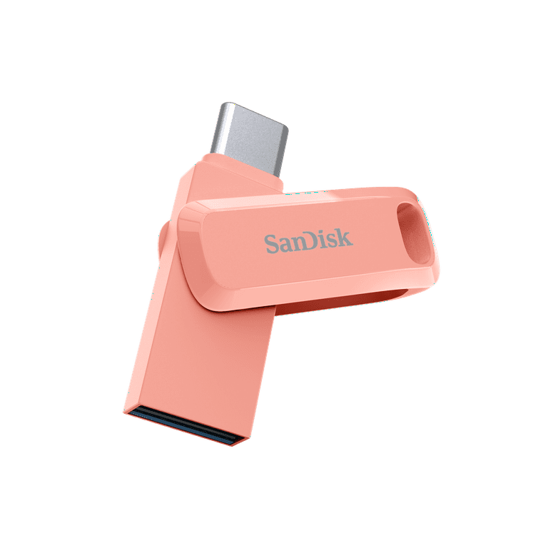 SanDisk 512GB Ultra Drive Dual Go USB Type-C Flash Drive, Peach -  SDDDC3-512G-G46PC 