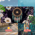 thumbnail image 5 of 1 Pcs 2D Flat License Plate Covers & Frames, Dream Catcher with Floral For Decorative Front, Waterproof For Decoration Aluminum License Plate Covers & Frames Cover For Men Women, 12" X 6", 5 of 7