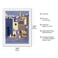 thumbnail image 2 of Maroc (Morocco) Algerie (Algeria) Tunisie (Tunisia) - Vintage Airline Travel Poster by Bernard Villemot c.1952 - Japanese Unryu Rice Paper Art Print 24 x 32 in, 2 of 4