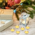 thumbnail image 2 of LULULION Tealight Cup Holders Iron Silver 20Pcs 1.6X1.6X0.7In, 2 of 6