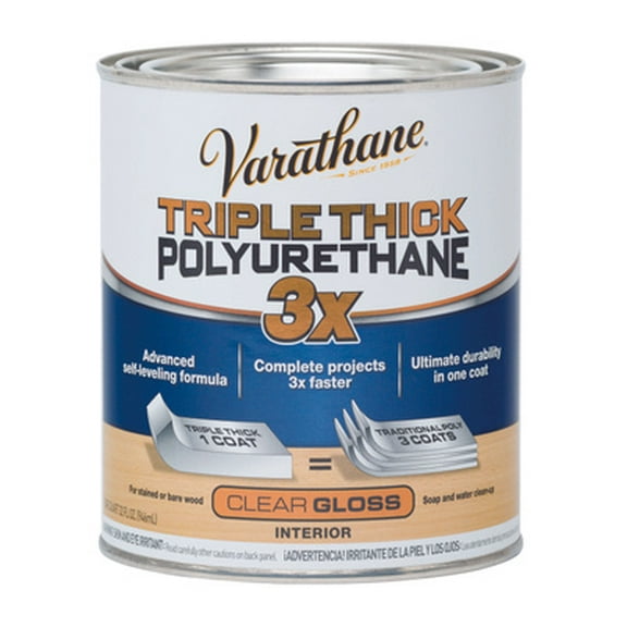 1unitFKEA-7879 Varathane 284470 Poly Finish Thick Qt Gloss (Case of 2)