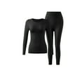 thumbnail image 1 of RXMEKW Moisturizing Seamless Thermal Underwear Set for Women Base Layer Polyester Solid Color, 1 of 6