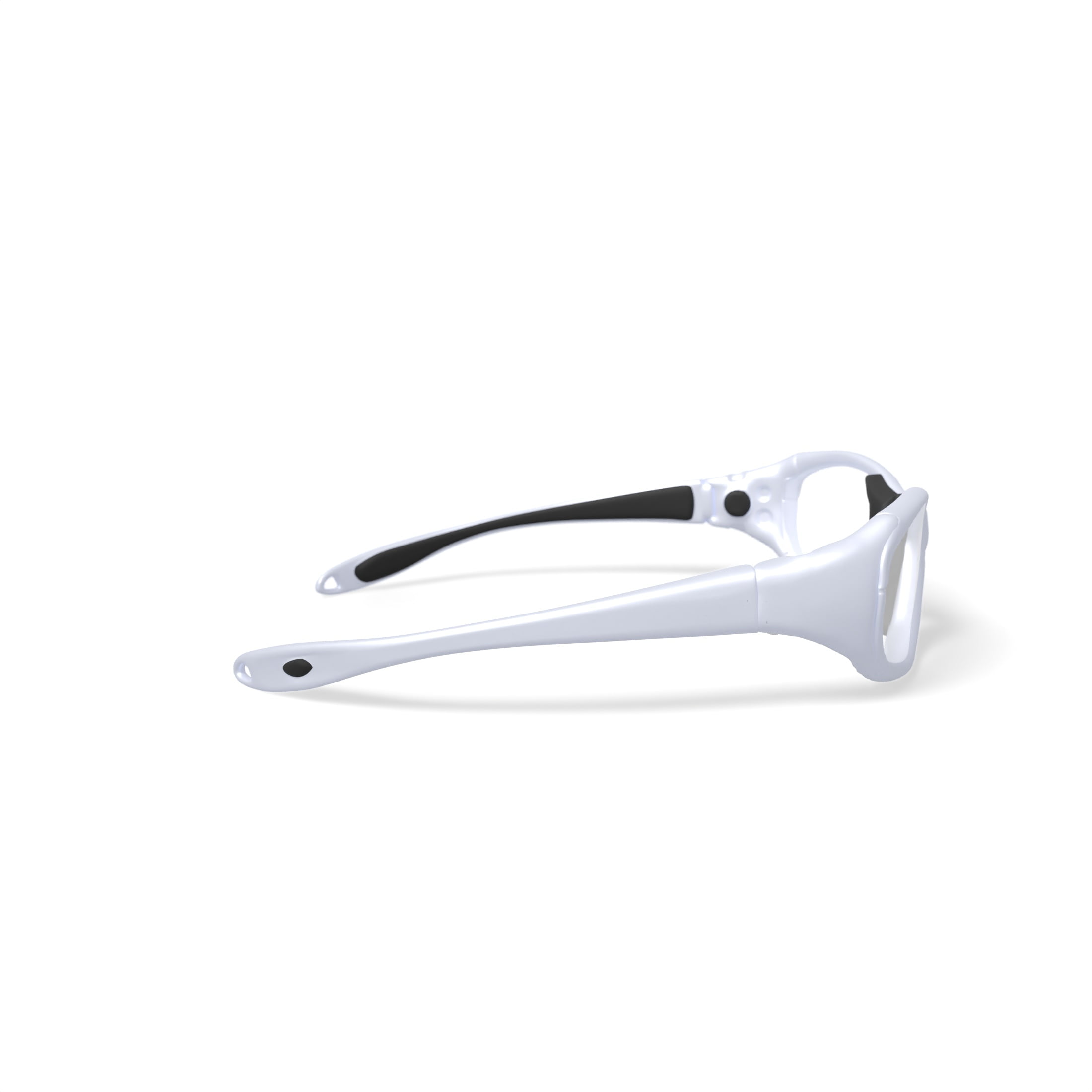 Liberty Optical Rec Sports Spec Protective Eyewear - Shiny Plated Silver