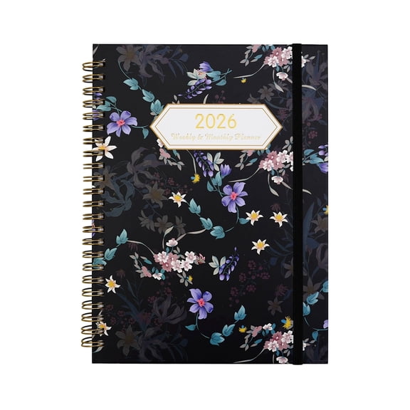 Blisscok Diary 2026 Weekly Planner Notebook - Annual Weekly & Monthly Agenda Planner,21.5x16.6cm Scheduling & Time Management for Daily life, Work, Students