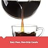 BLACK+DECKER 12-Cup Coffee Maker with Easy On/Off Switch, Easy Pour, Non-Drip Carafe with Removable Filter Basket, Vortex Technology, Black
