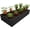Black, variant on 8x2x2FT Galvanized Raised Garden Bed Kit,Vegetable Plant Boxes-Rectangle Metal Flower Box,Large Planter Raised Beds Outdoor Garden for Planting,Fruit,Herb-Black