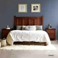 thumbnail image 5 of Grain Wood Furniture Shaker Solid Wood Panel Platform Bed, King Size, Cherry Finish, 5 of 8