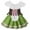 B, variant on Otqutp German Dirndl Dress for Girls Bavarian Oktoberfest Party Clothes Vintage Traditional German Outfits for Princess