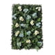 thumbnail image 3 of Panel de pared de césped artificial con flores Panel de pared verde Panel de pared de flores para Azul blanco, 3 of 9