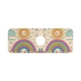 thumbnail image 7 of Yayeee Faucet Mat for Kitchen Sink 14.7" Diatomite Long Splash Guard Pad, Beige Rainbow, 7 of 7