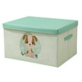 thumbnail image 1 of Bacs de Rangement en Tissu avec Couvercles et Couvercle Rabattable Boîte de Rangement pour Jouets Vêtements et Livres, 1 of 3