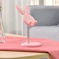 thumbnail image 4 of Tholdsy Cute Bunny Phone Holder Desktop Cell Phone Stand Altura Ángulo Ajustable Rabbit Holder para 13 12 para Teléfono y Comunicación Rosa, 4 of 6