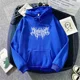 thumbnail image 3 of Sudadera Negro Hombre Mujer Abrigo Vintage Hoodie Estampado, 3 of 8