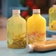 thumbnail image 3 of Botellas de jugo caseras transparentes, botella de PET, bebida fría, leche, té, jugo, tapa sellada, botella portátil sin BPA, 1 unidad, 3 of 4