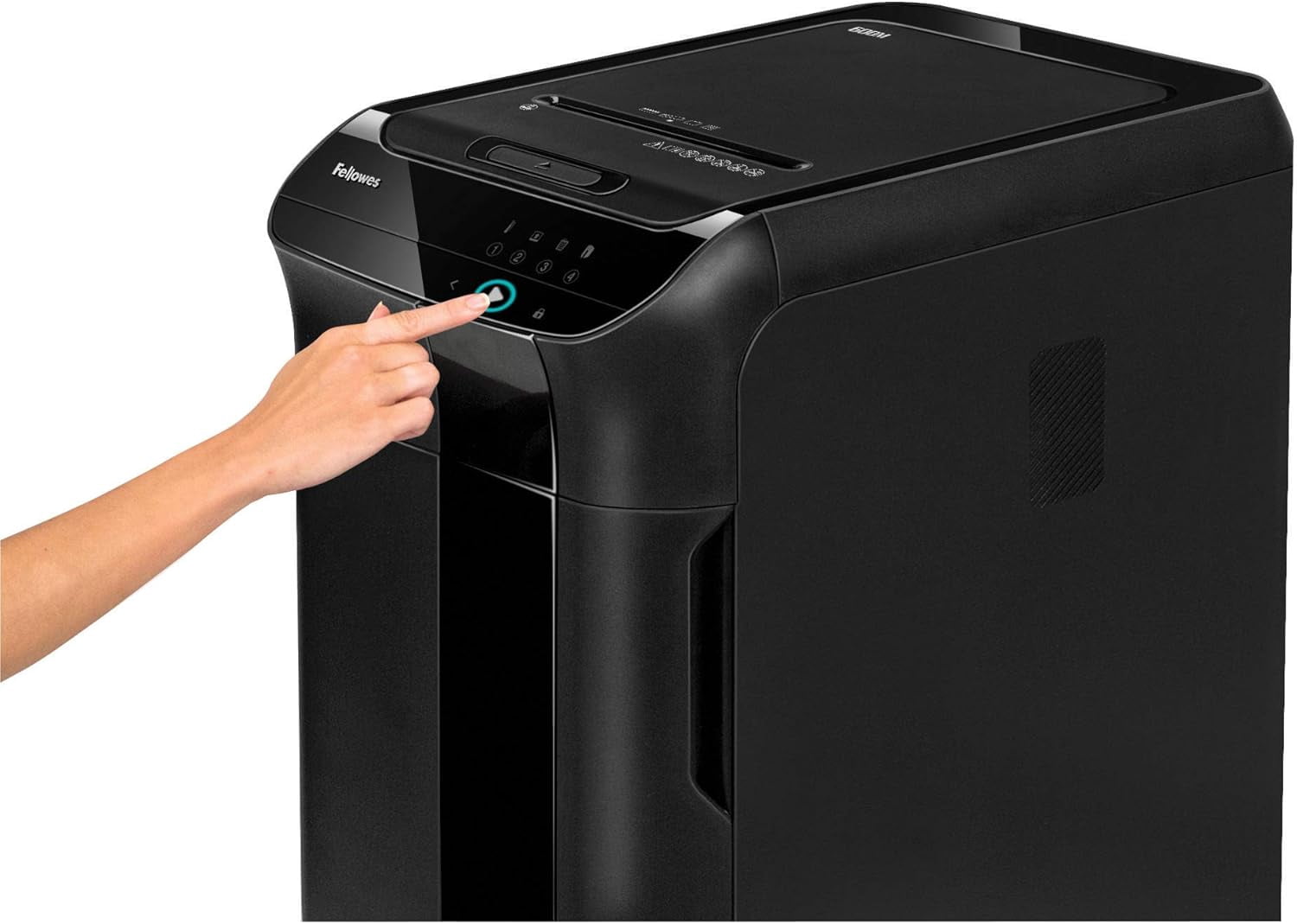 Restored : Fellowes AutoMax 600M 2-in-1 Heavy Duty Auto Feed Commercial Paper Shredder with Micro-Cut (Refurbished)