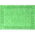 thumbnail image 1 of Ahgly Company Indoor Rectangle Oriental Emerald Green Industrial Area Rugs, 5' x 7', 1 of 4