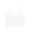 White, variant on Sngxgn Sports Bras for Women,Padded Sports Bra Tank Top High Impact Longline Workout Yoga Bra(Black,One Size)