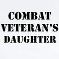 thumbnail image 2 of CafePress - Combat Vet's Daughter Body Suit - Baby Light Bodysuit, Size Newborn - 24 Months, 2 of 4