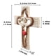 thumbnail image 2 of Cruz tallada, decoración de pared cruzada, cruz de amor de resina, cruz de amor nunca separa, gran regalo cristiano, regalo de arte de pared, 6,88 × 5,23 pulgadas, 2 of 5