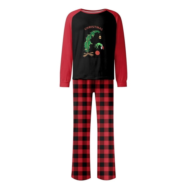 Pyjamas de Noël Assortis pour Hommes Ensembles de Pyjamas de Vacances pour la Famille
