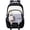Black, variant on Gynky School Backpack High School Bookbag Durable Large Capacity Lightweight Daypack with Plush Charm for College Students Travel Daypack, Black