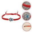 thumbnail image 5 of TEHAUX 2Pcs Evil Eye Resistance Bracelet Handcrafted Rope for Everyday Wear, 5 of 5