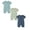 Z01-Green 1PCS & Navy 1PCS & Light Green 1PCS, variant on Baby Bamboo Summer Short Sleeve Footless Rompers,Baby Pajamas,2 Way Zipper Sleeper,3 Pack,Sizes 18-24 Months
